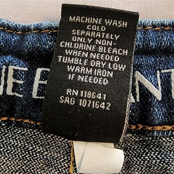 Lane Bryant Boyfriend Jeans Plus Size Distressed Medium Wash Cuffed Casual Plus - Picture 10 of 12